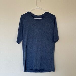 Lululemon Metal Vent Tech Short-Sleeve Shirt—Blue